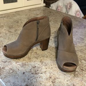 Dansko Delphina Peep-toe Booties